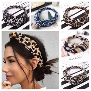 Boho Fashion Print Women’s Headband Knot Turban